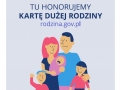 Tu honorujemy Karty Dużej Rodziny!